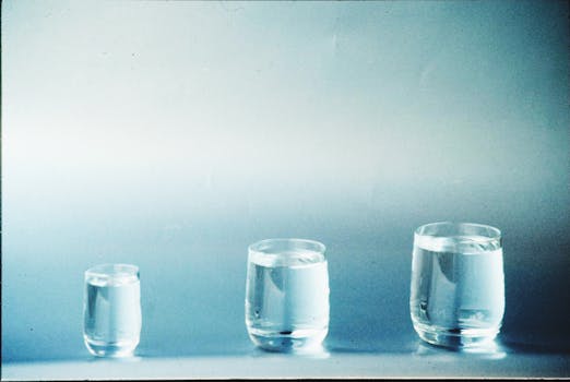 Hydration process visualization
